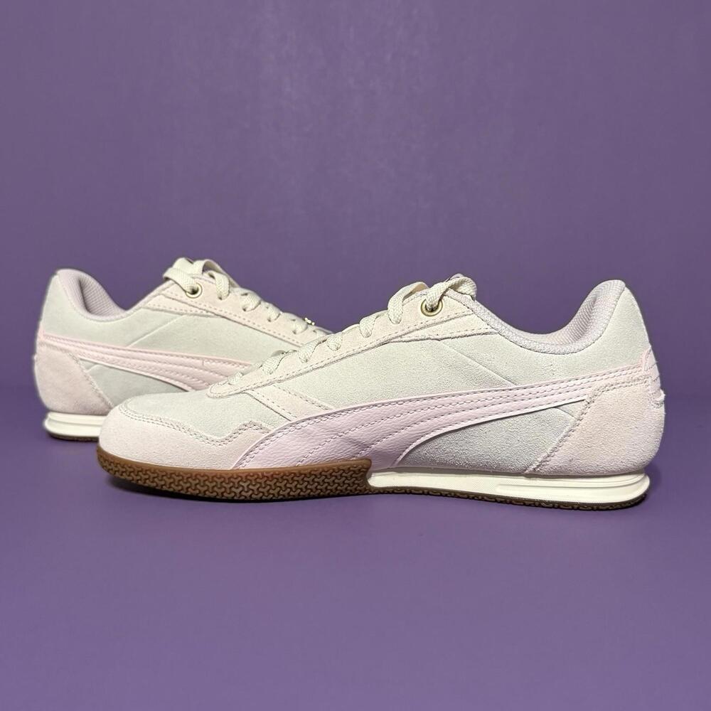 PUMA Bella Donna White Pink Sneakers Shoes 405012 01 Size Women 8.5 - Picture 2 of 7